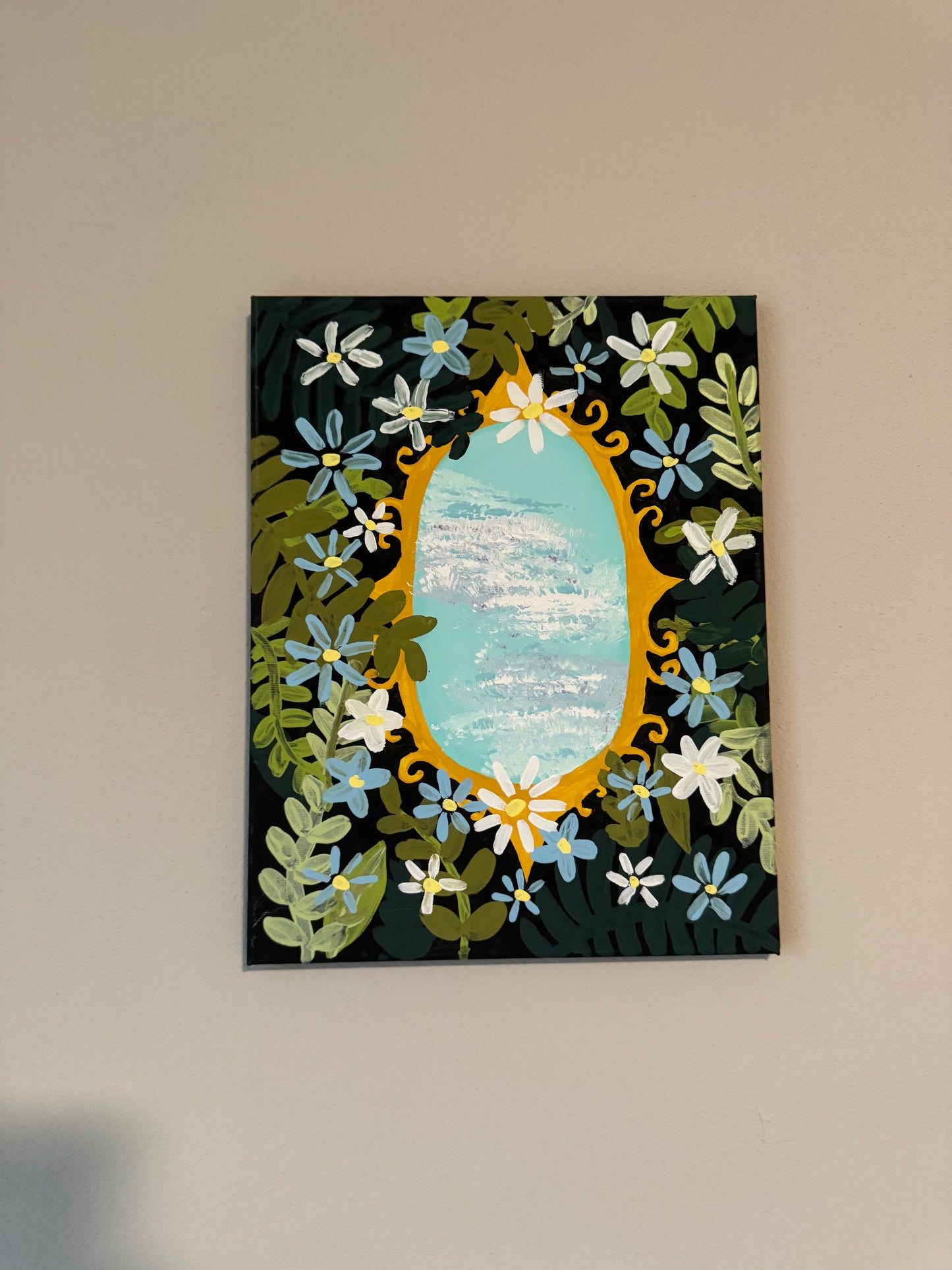 Nature mirror painting