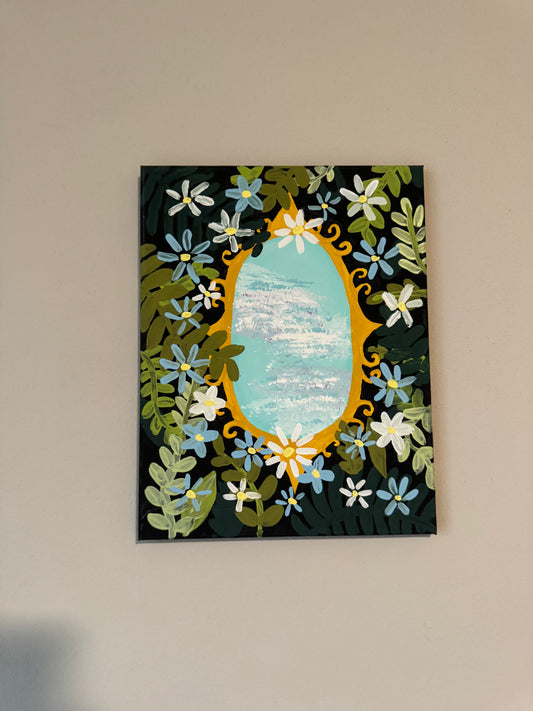 Nature mirror painting